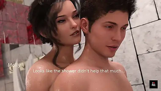 She Caught Me in the Shower and My Slave Molly & Erick Couldn't Resist Herself 3D Scene Animated