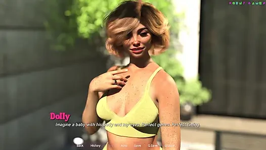 Dolly'nin iki yalamalı fırınla üreme partisi - evli kadın seksi Yogi ile döllenme istiyor, vahşi açık havada dölleme 2