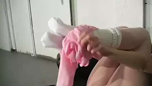 paris içinde balerin kıyafeti külotlu çorap