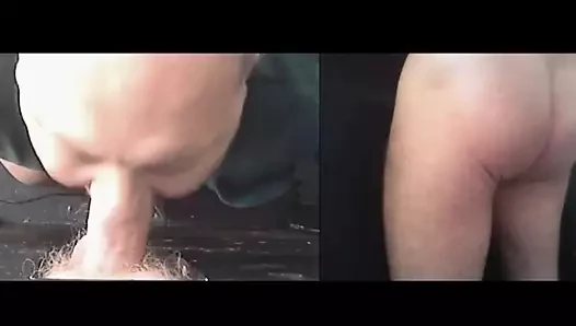 Kel yaşlı baba zafer deliğinde büyükbabanın sikini emiyor