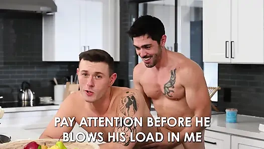 Yıkıcı filmler - üvey erkek kardeşler ebeveynlikten önce son bir tutkulu sikişi paylaşıyor