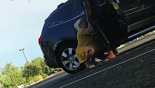 We got to the store before it opened, soo...