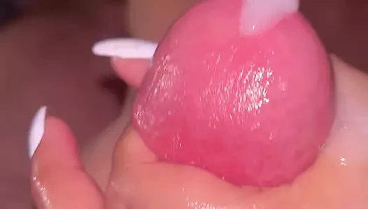 çok renkli ayak ve beyaz tırnak handjob