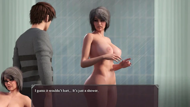 Brother's Wife Teach me How to Take a Shower Together.