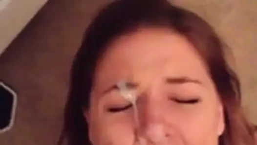 gerçekten sevimli kız arkadaşı berbat horoz ve alır bir güzel yüz