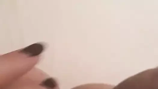 Milf fingering pussy and asshole