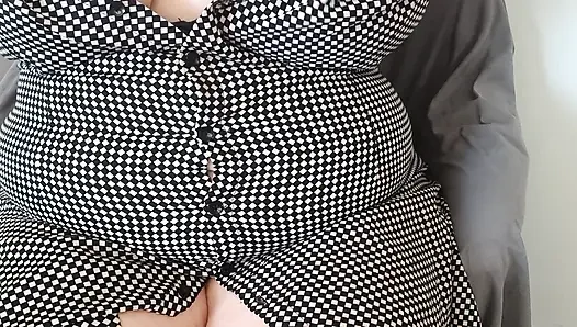 Stepmom masturbating without me !!!! DRESS