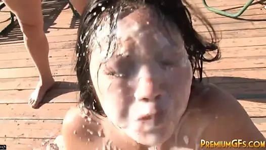 sıkı kedi ile Kaiya lynn – açık blowbang