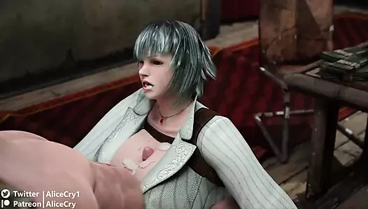 Devil May cry 4'ten bayan meme sikişi sırasında ağzına boşalıyor
