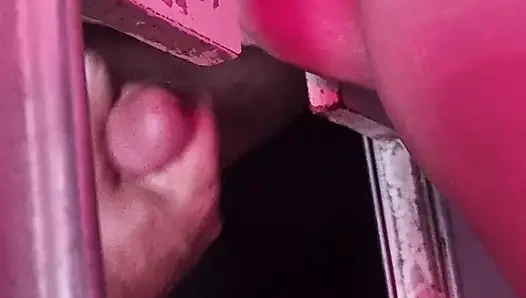 Evli kadın ve yabancı deliğinde