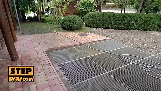Üvey kız kardeş Alexis Crystal sen amını sikerken kız arkadaşı Zlata Shine'ı yalıyor - itspov