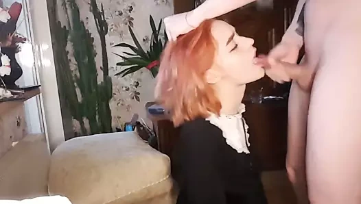 Kızılların ağzına boşalmak (cfnm)