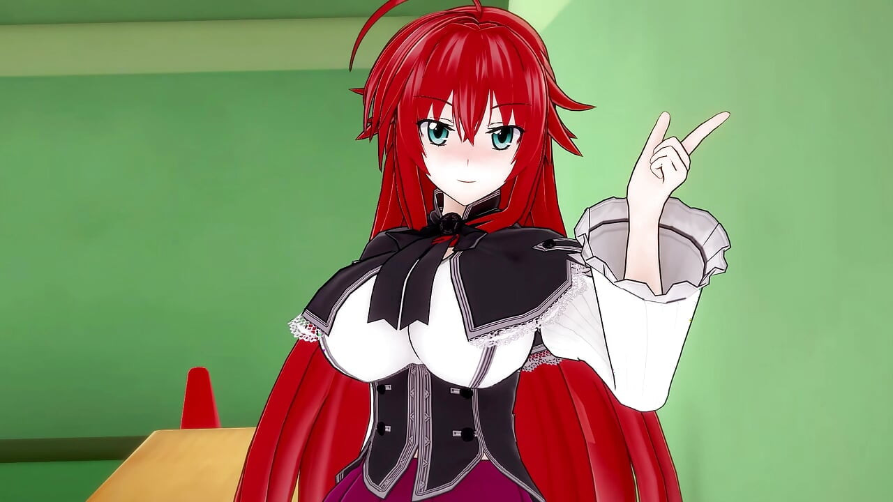 Rias Gremory kütüphanede seks - dxd ntr çılgınlığı serisi