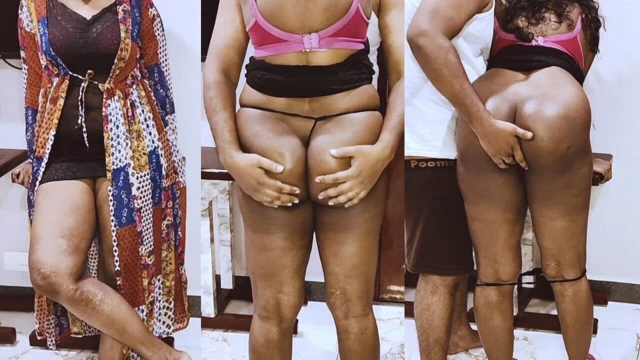 Tamil Hintli sekreter kız menajerle dans ediyor ve seks yapıyor, büyük götlü desi kız domaltmalı pozisyon.