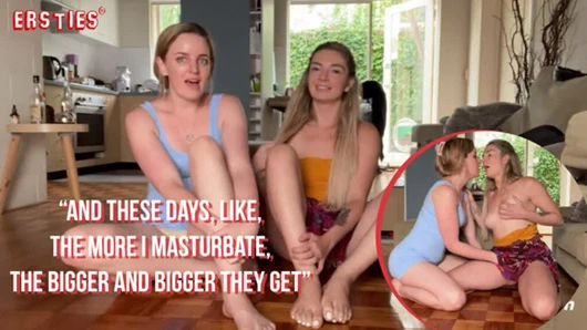 Ersties - lezbiyen hottie arkadaşının vücudunu araştırıyor