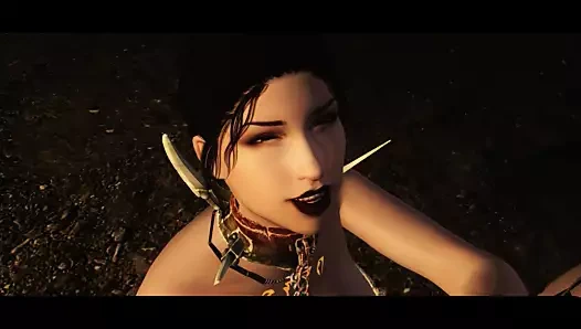 Skyrim aşağılık büyücü tatlı din adamı ile oynuyor