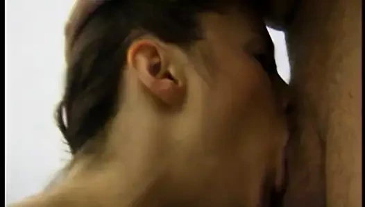 sürtük verir bir derin horoz emme