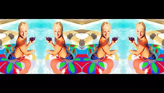 Melissa sert striptizci bikini götüne mastürbasyon meydan okuması