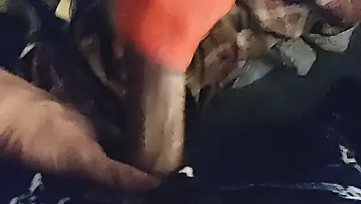 Son derece seksi ayak bileği çorapla muamele ve çorapla elle muamele
