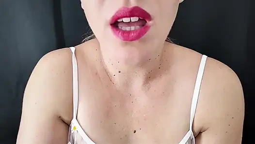 Red Lips Blowjob JOI Cum Countdown From 60