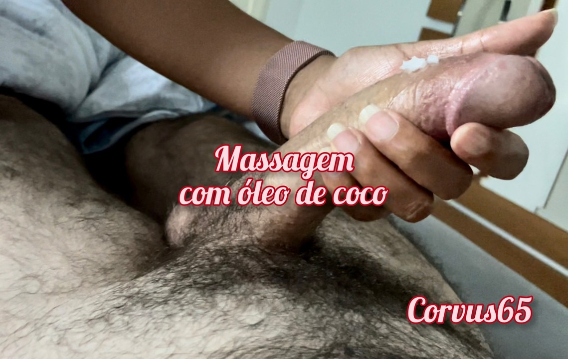 Hindistan cevizi yağı penis masajı - bölüm 1