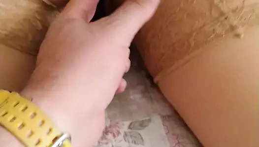 Türk karısı var bir orgazm içinde çorap