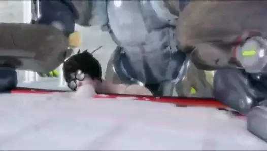 Mey robotla sikişiyor boşalma