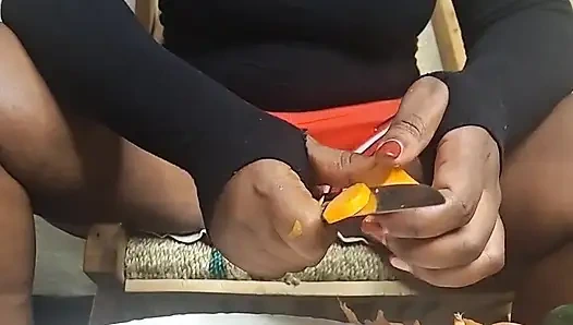 Fışkırtma için havuç kullanıyor