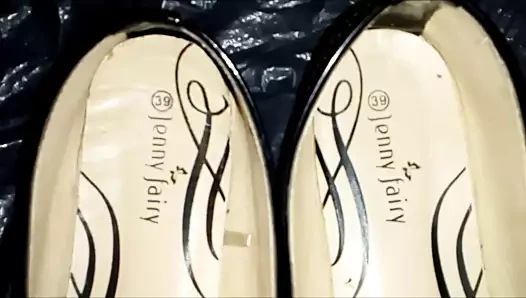 balerin ayakkabısına boşalmak