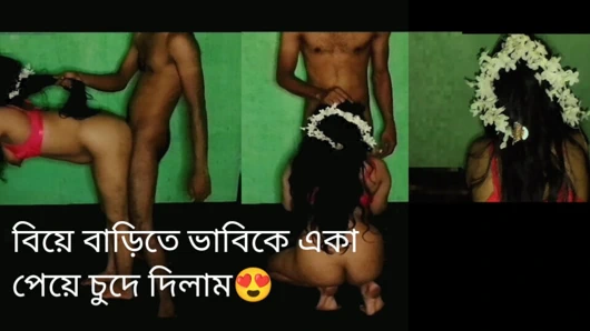 Yenge düğün gecesinde seks yapıyor