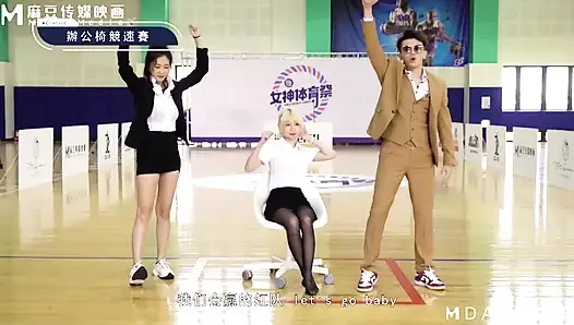 Mtvsq2-ep11 goddess spor festivali/11. kez/tüm ol! Ofis sandalyesi yarışı!