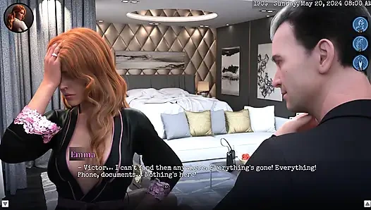 Ahlak sınırları 22 Emma Victor'a verdi ve ona teslim oldu