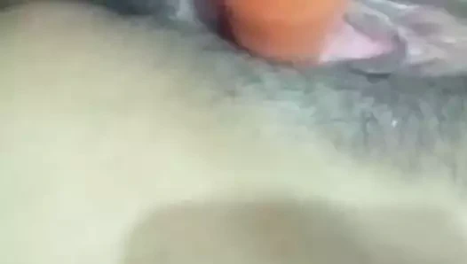 Sapna ke gand aur chut me carrot liya