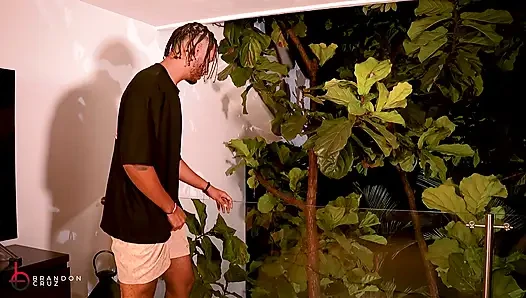 Couple has rough, public sex in front of their cuckolded, voyeuristic neighbor - Brandon Cruz & Devil Khloe