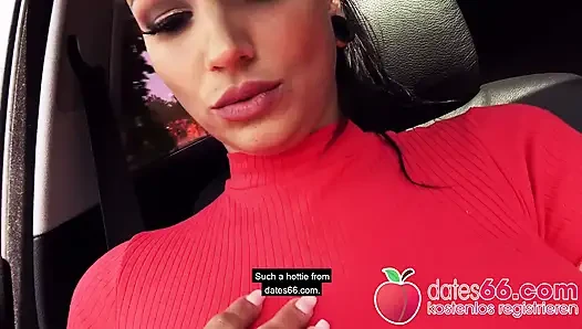 Halka açık parkta sikici: tombul esmer (26 yaşında)