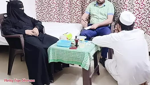 Müslüman kadınlar hamile bırakamadığı için doktor tarafından kocasının önünde sikiliyor (üçlü seks) bölüm -2
