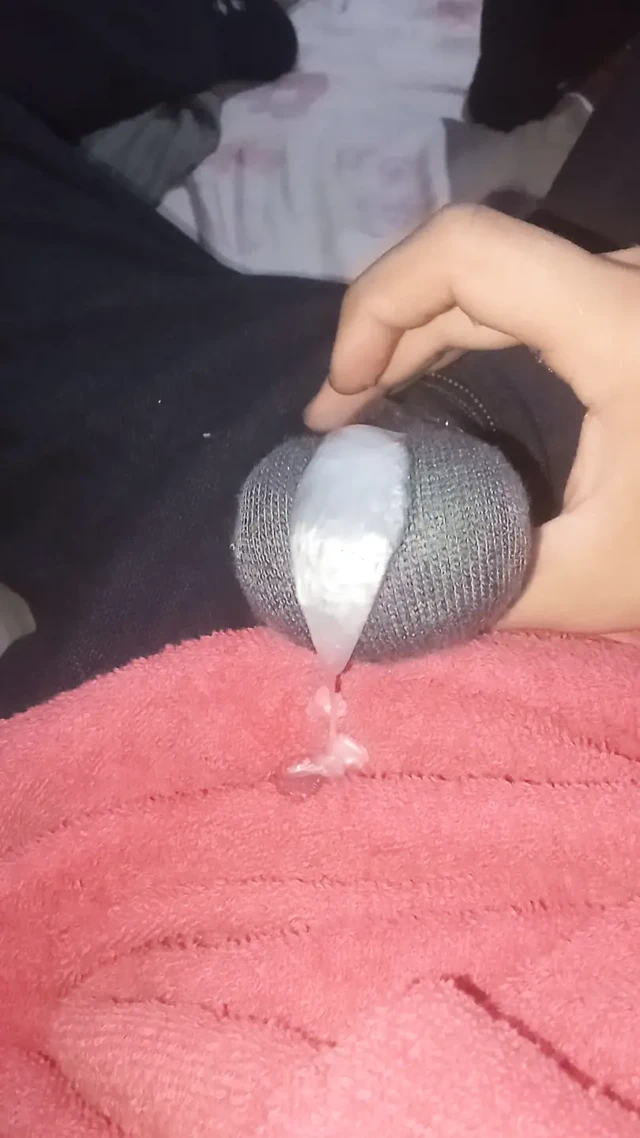 pantolonuna boşaldı