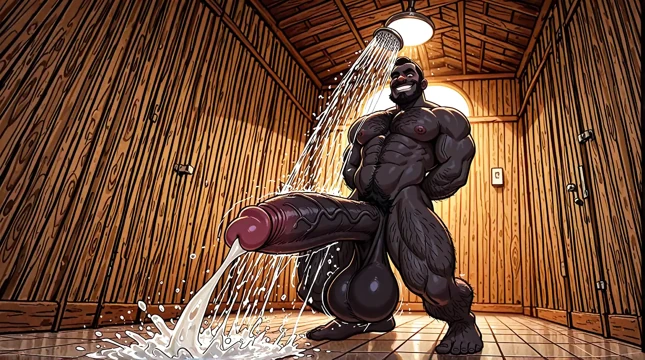 Erotik dijital sanat duşları ve hamamlar