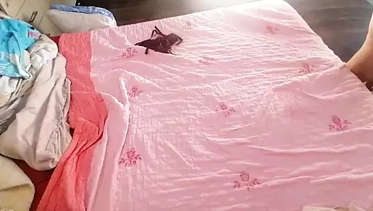 Hot wife fingers pussy until orgasm. Female masturbation with moans.