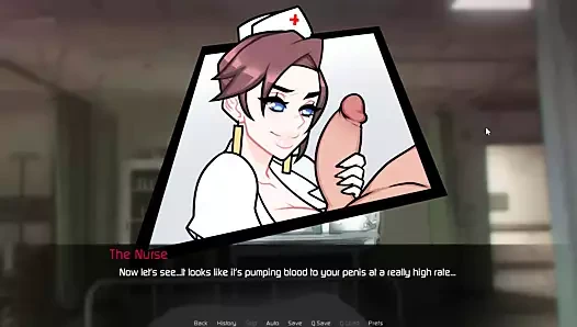 Cyberslut 2077 - hemşire üzerinde fındık