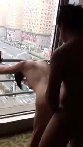 karısı fucked üzerinde açık balkon