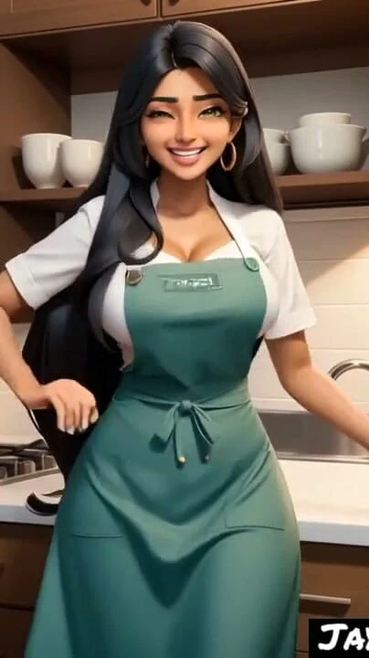Mutfakta Hint Kızı Jaya Anjali (Yapay Zeka Modeli) | Bölüm 1