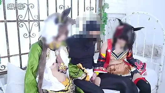 Sınırlı mı, birinci bölüm mü? Secret uma musume?inspired cosplay meetup, yakın arkadaşlarıyla üçlü oyun ve samimi bir final