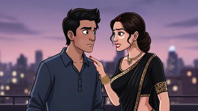 terrace par jake khub maze kiye (Hindi)