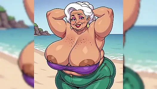 Kalın iri güzel Hintli kadınlar plajda ai