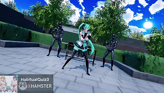 mmd r18 hatsune miku sakso çekmek istiyor büyük memeler