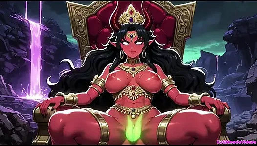 İblis kraliçesi azgın istiyor, ai animasyonu