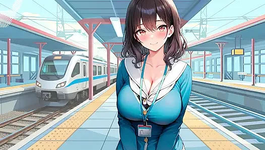 İspanyol hentai 31 talimatı - yaramaz japon trende sana mastürbasyon yapıyor.