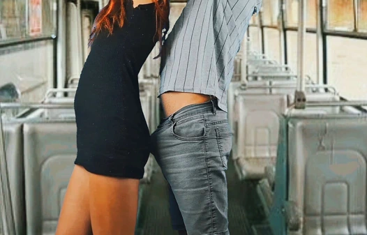 Student being thighed bus by stranger!