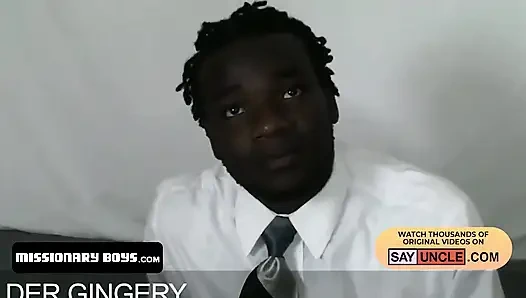 Misyon başkanı Elder Umphrey kameraman için ateşli boşalmayı serbest bırakıyor